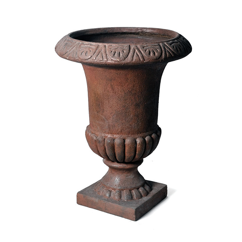 Yukon Relic kompozit növénytartó váza rozsdabarna 50x68cm