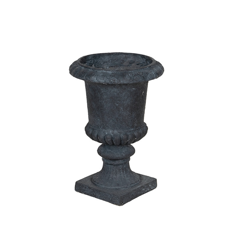 Yukon Relic kompozit növénytartó váza grafit 31x44cm