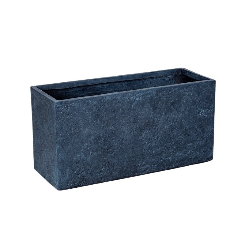 Alberta Tetra Grand kompozit balkonláda grafit 75x27x40cm