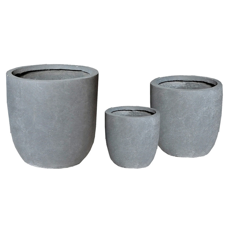 Canberra Classic Giant kompozit növénytartó szett szürke 65x58-95x85cm S3