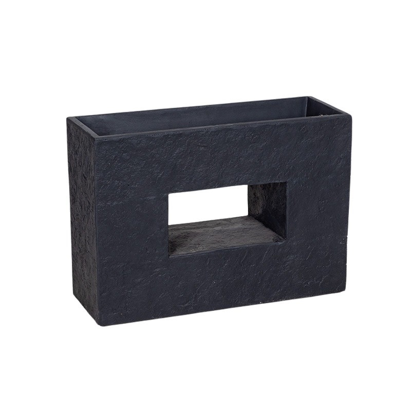 Alberta Split Wide térelválasztó kompozit növénytartó grafit 75x27x53cm