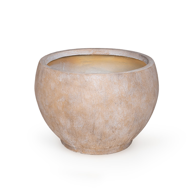 Yukon Globe Giant kompozit növénytartó bézs 80x56cm