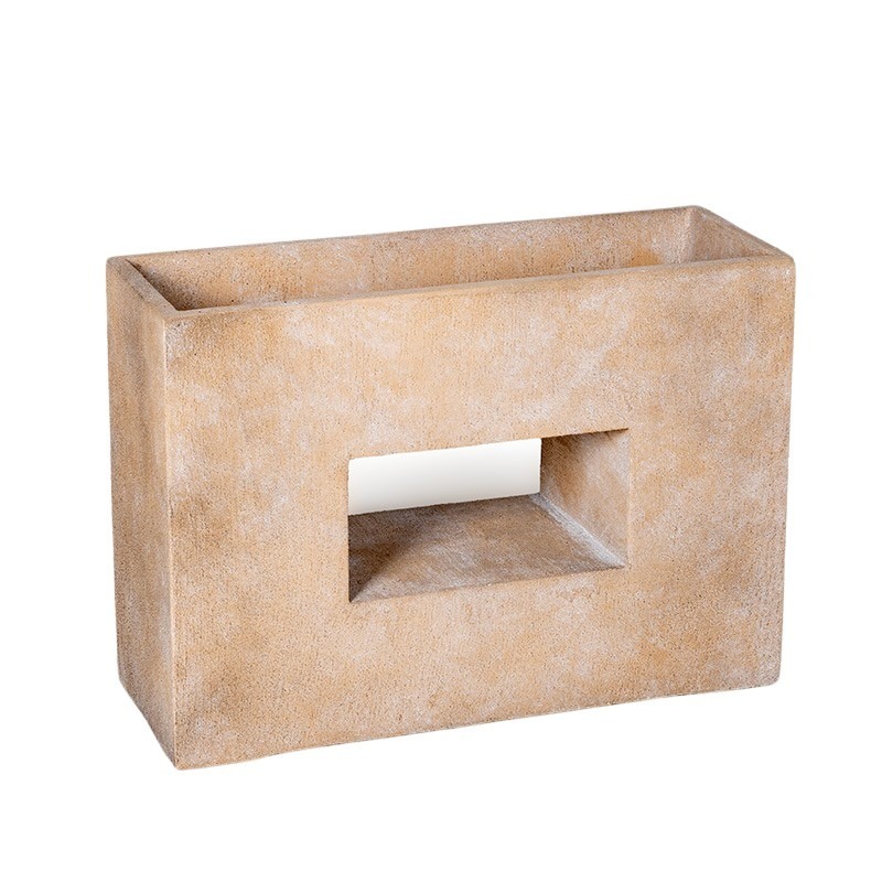 Yukon Split Wide térelválasztó kompozit növénytartó bézs 75x27x53cm