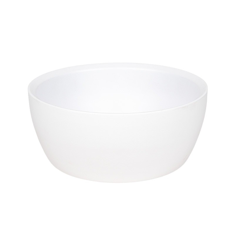 Mina kerámia tál matt fehér 19cm