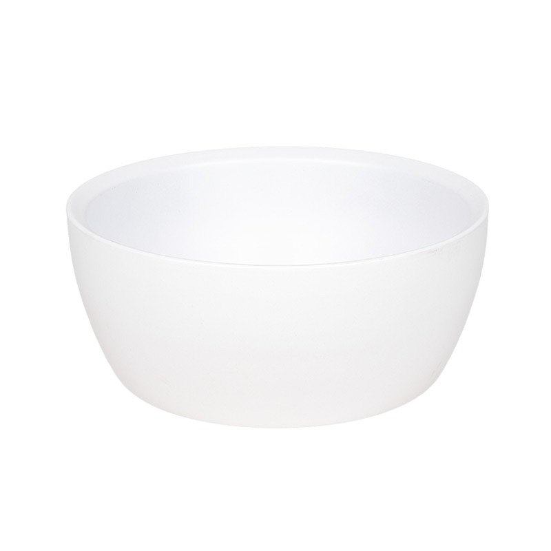 Mina kerámia tál matt fehér 23cm