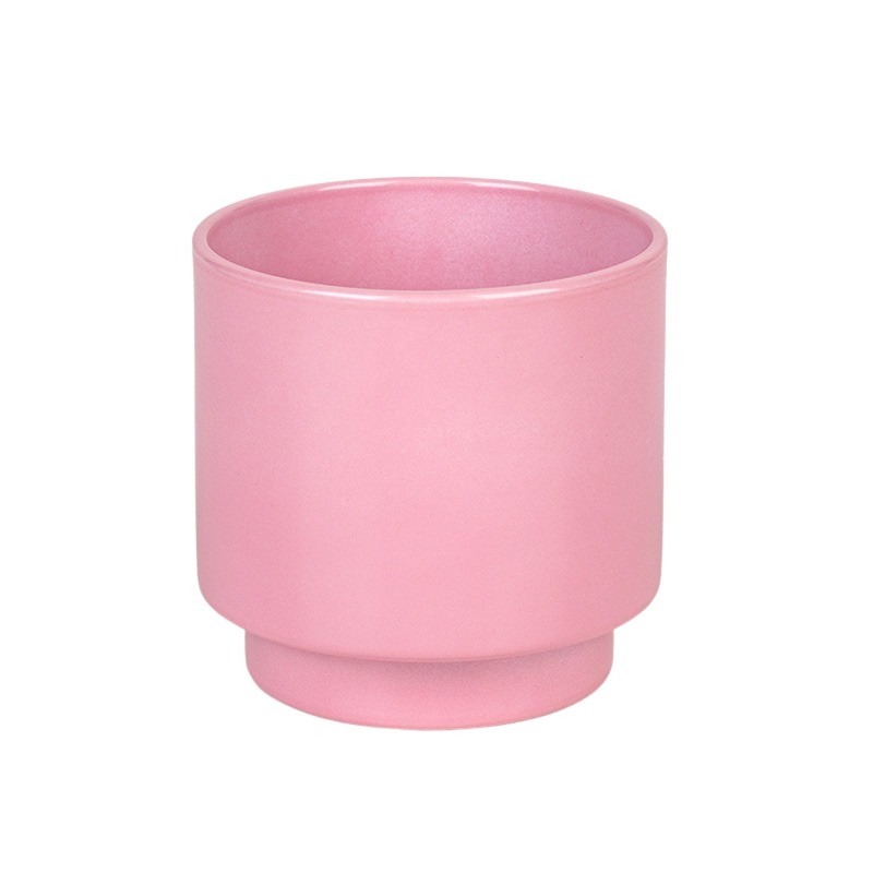 Milo kerámia kaspó fényes rózsaszín 12cm