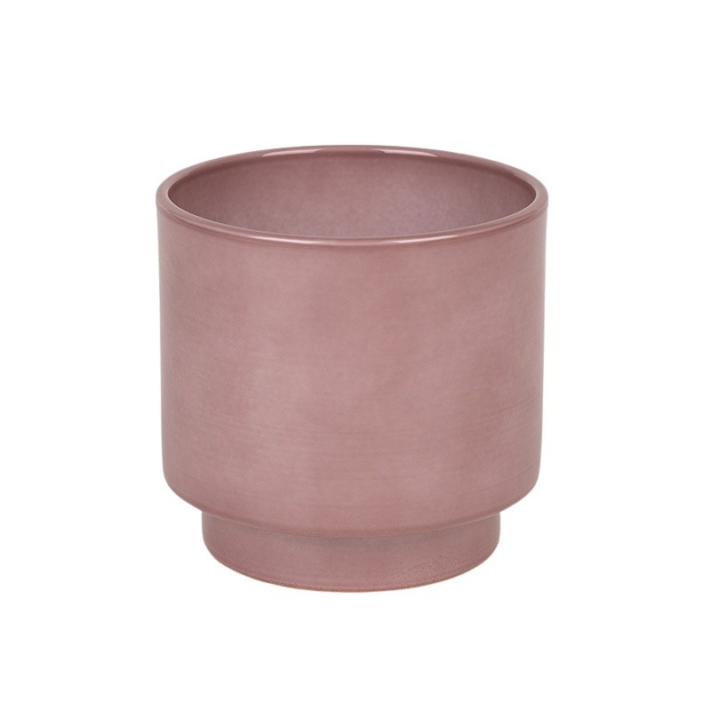 Milo kerámia kaspó fényes melange 14cm