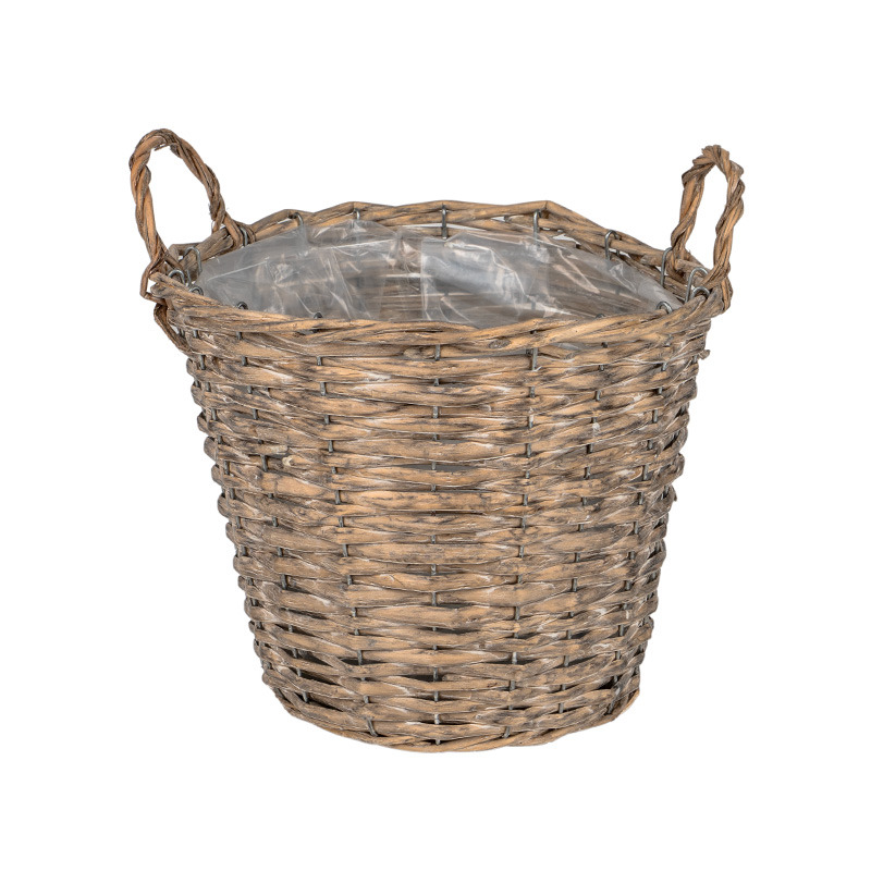 Alpen has&iacute;tott vessző kasp&oacute; k&eacute;t f&uuml;llel sz&uuml;rke 21x16,5/21cm