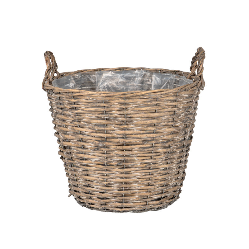 Alpen has&iacute;tott vessző kasp&oacute; k&eacute;t f&uuml;llel sz&uuml;rke 33x27/33cm