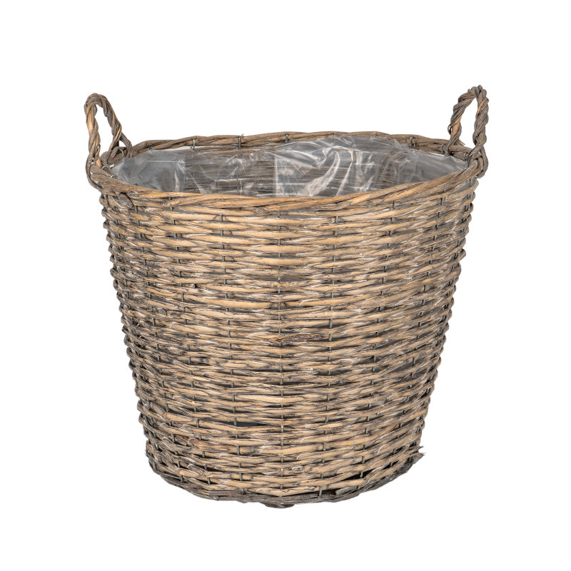 Alpen has&iacute;tott vessző kasp&oacute; k&eacute;t f&uuml;llel sz&uuml;rke 40x33/39cm