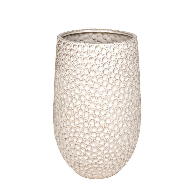 Aster ker&aacute;mia v&aacute;za feh&eacute;r 36x60cm