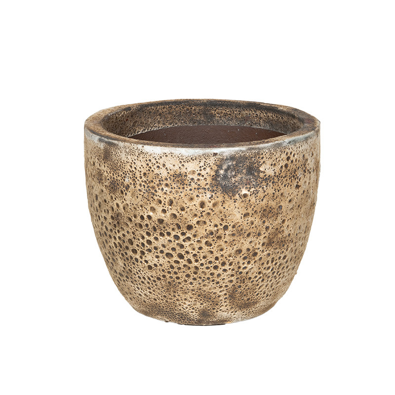 Wellington Classic kerámia növénytartó savmaratott fehér 22,5x19,5cm