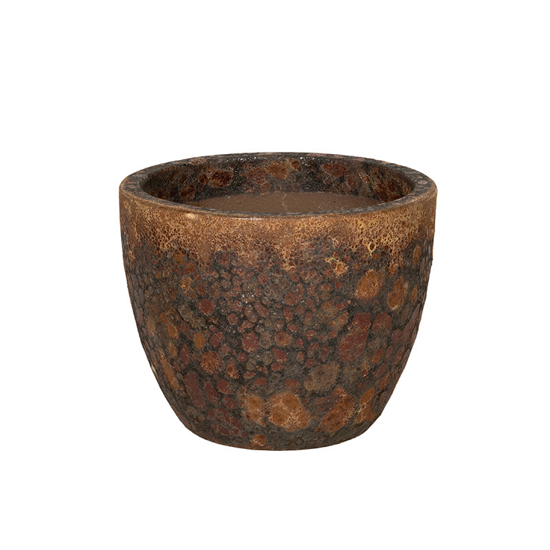 Wellington Classic kerámia növénytartó savmaratott barna 22,5x19,5cm