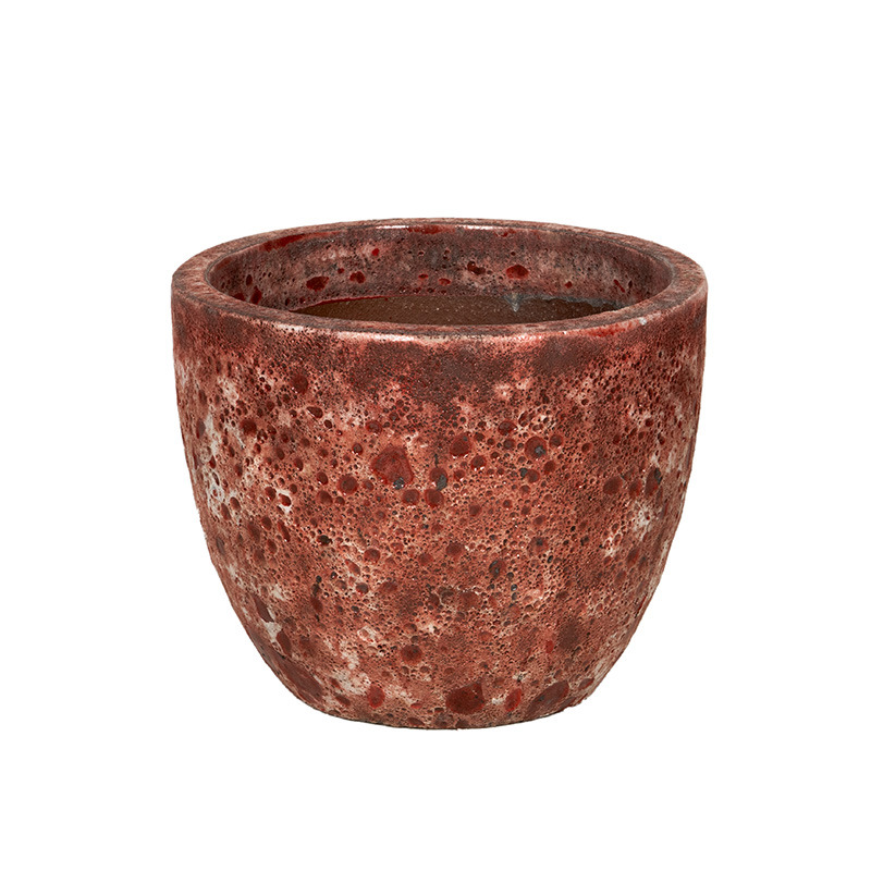 Wellington Classic kerámia növénytartó savmaratott piros 22,5x19,5cm