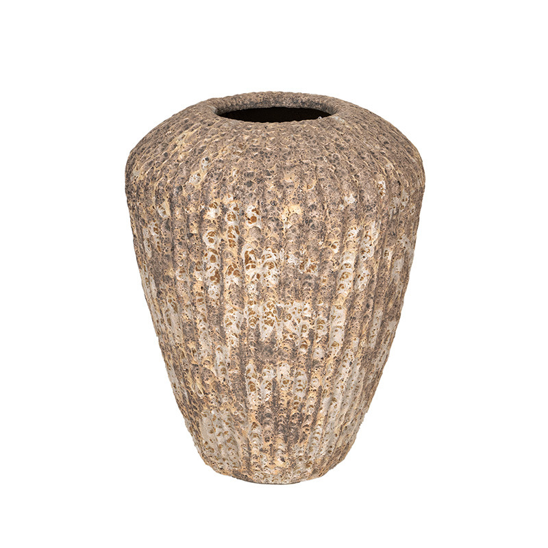 Merritt Vase kerámia váza savmaratott homokszín 54x70cm