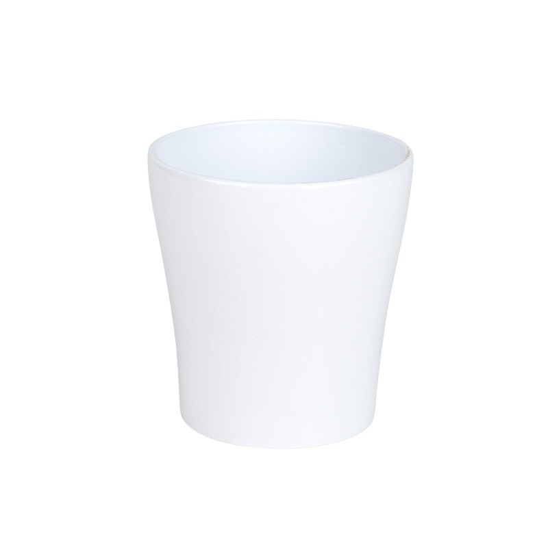 Mini orchidea váza fehér 13x14cm