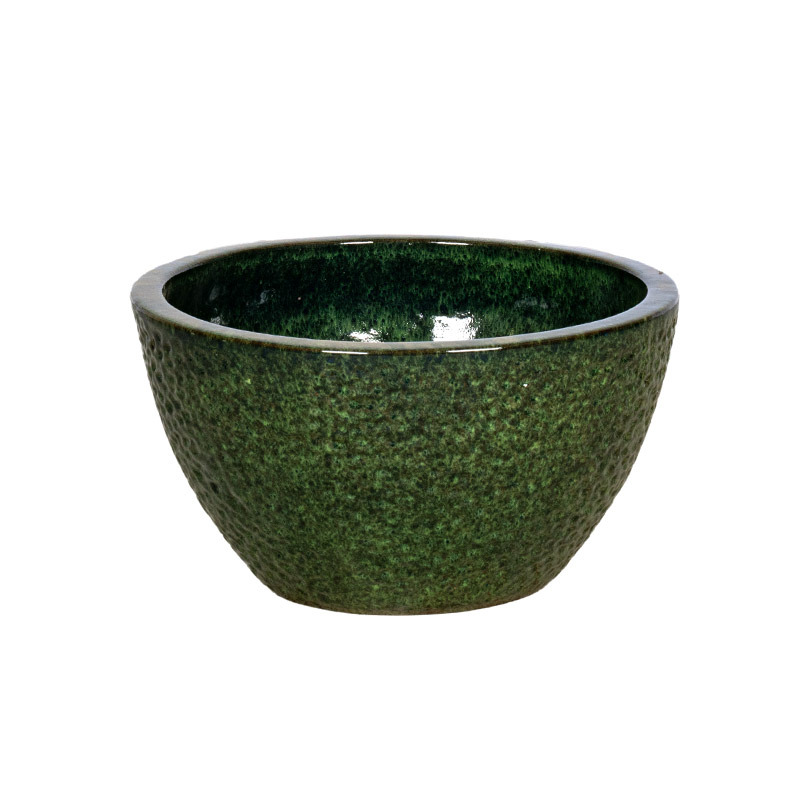 Lagos Rita kerámia ültetőtál páfrányzöld 60x32cm