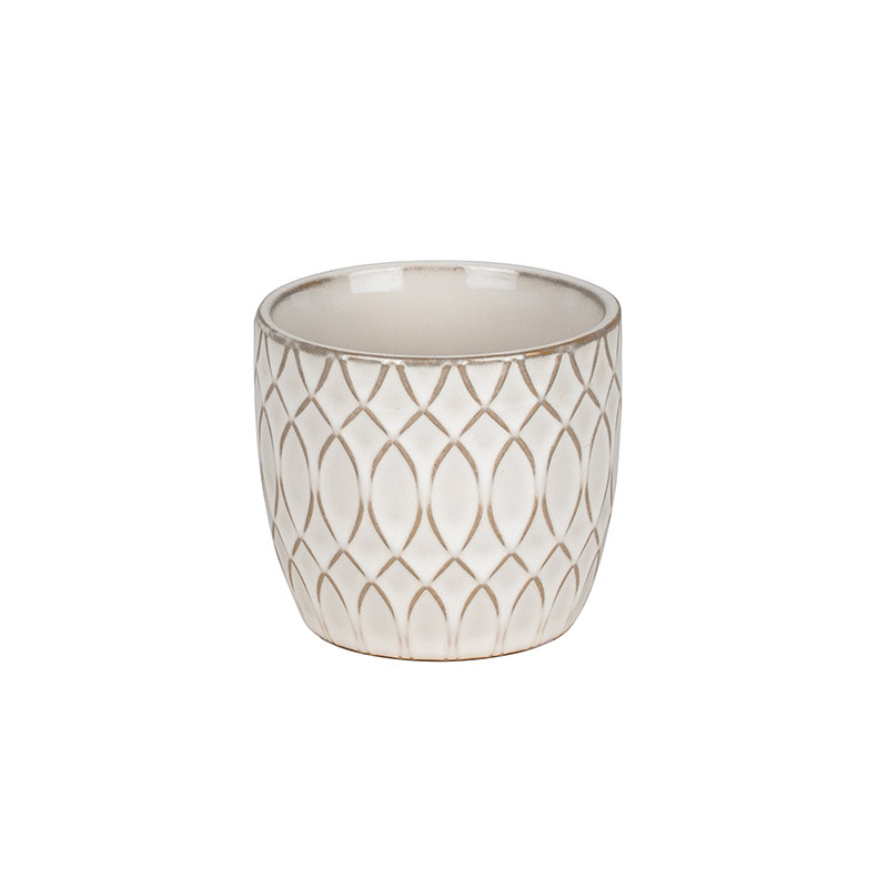 Mora ker&aacute;mia kasp&oacute; antikolt feh&eacute;r 7,8x7cm