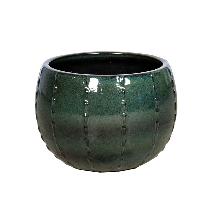 Corset Globe ker&aacute;mia n&ouml;v&eacute;nytart&oacute; petrolz&ouml;ld 34x23cm