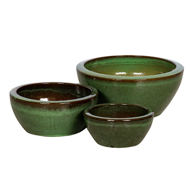 Weston Greta ker&aacute;mia &uuml;ltetőt&aacute;l szett s&ouml;t&eacute;tz&ouml;ld 25,5x11,5-43x18cm S3