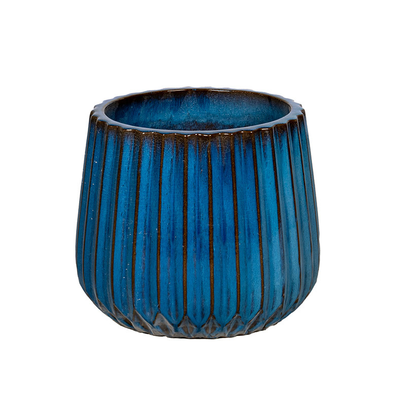 Lark Caldron ker&aacute;mia n&ouml;v&eacute;nytart&oacute; antik k&eacute;k 38x35,5cm