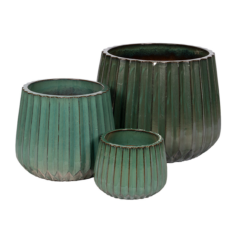 Lark Caldron ker&aacute;mia n&ouml;v&eacute;nytart&oacute; szett mohaz&ouml;ld 27x21,5-56x44,5cm S3