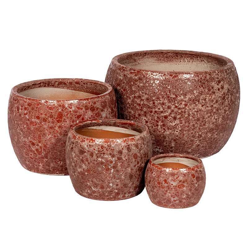 Zora Classic ker&aacute;mia n&ouml;v&eacute;nytart&oacute; szett savmaratott terrakotta 22x15-56x38cm S4