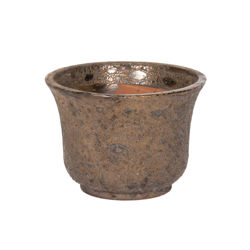 Abbey Bell ker&aacute;mia n&ouml;v&eacute;nytart&oacute; savmaratott bronz 51x36cm