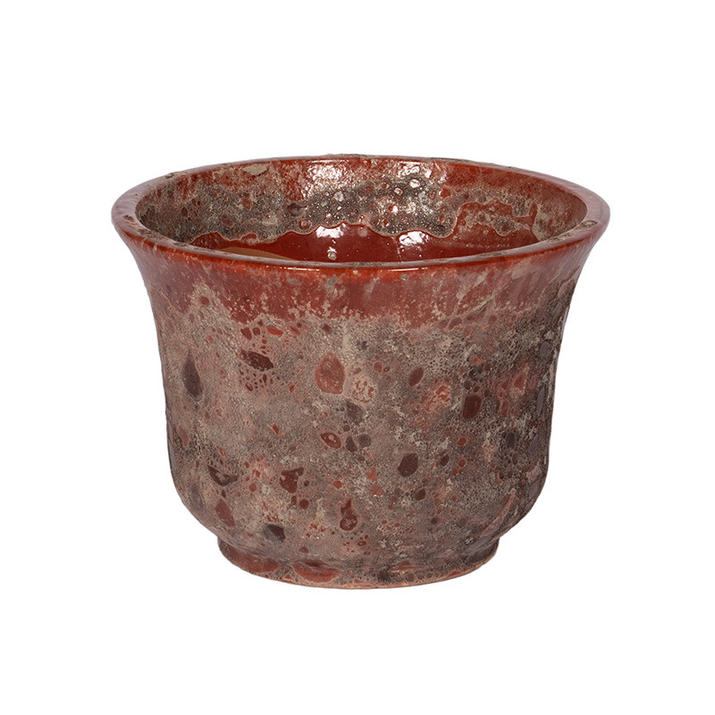 Abbey Bell ker&aacute;mia n&ouml;v&eacute;nytart&oacute; savmaratott terrakotta 34x24,5cm