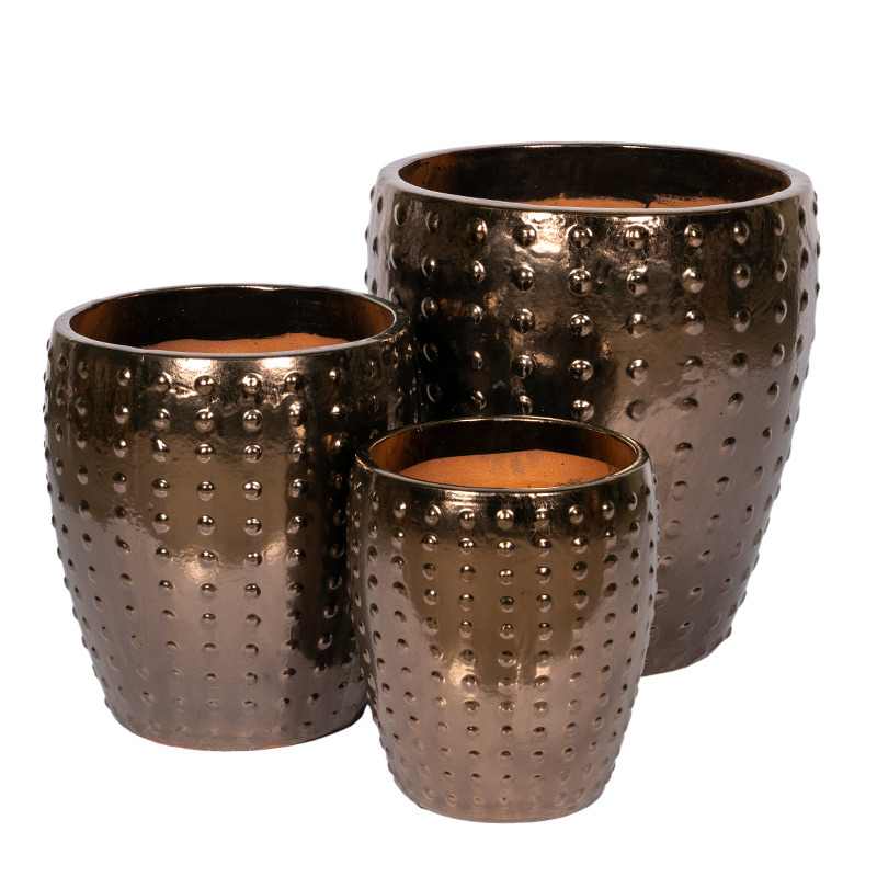 Sterling Monica ker&aacute;mia n&ouml;v&eacute;nytart&oacute; szett bronz 31x38-56x58cm S3