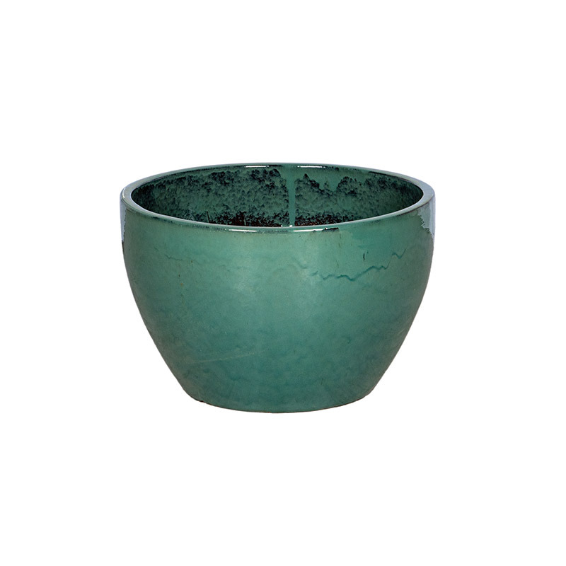 Georgia Globe kerámia növénytartó türkiz 79x50cm