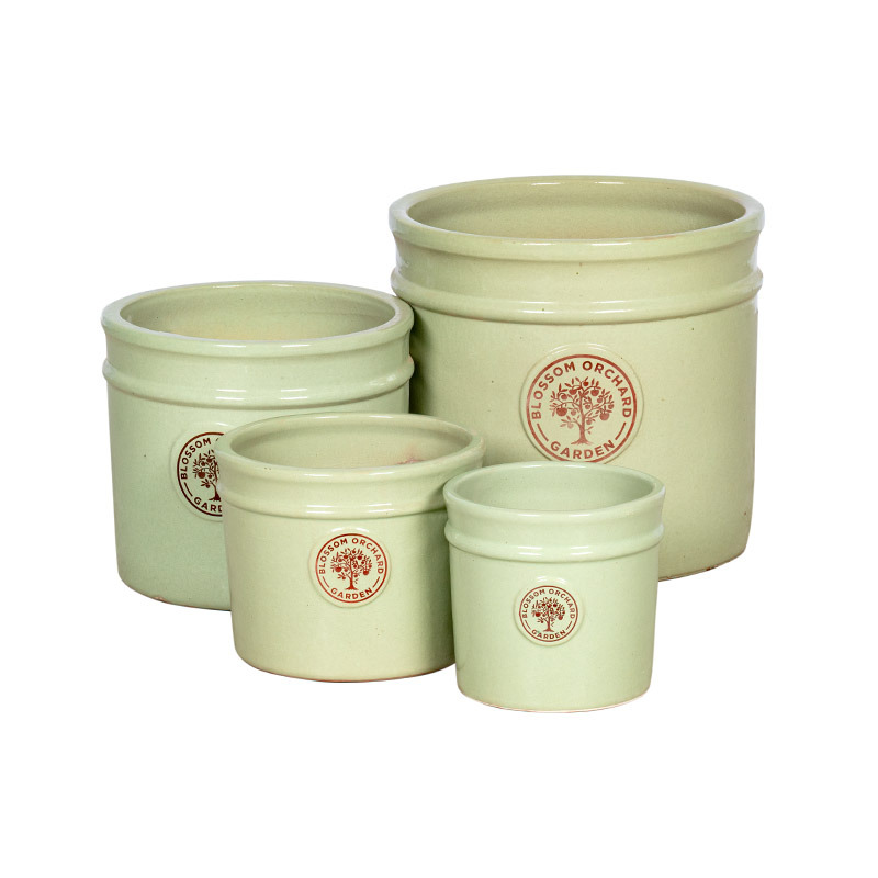 Cadiz Cylinder ker&aacute;mia n&ouml;v&eacute;nytart&oacute; olivaz&ouml;ld 20x19-38x35cm S4