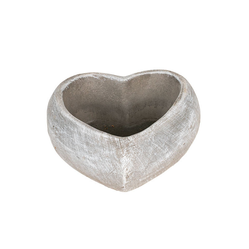 Darcy sz&iacute;v alak&uacute; cement t&aacute;l antikolt sz&uuml;rke 16,5x16x7cm