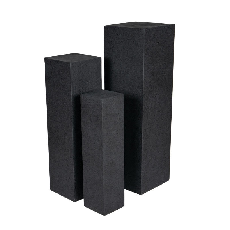 Calgary Pillar kompozit oszlop szett grafit 20x20x81,50-36x36x122cm S3