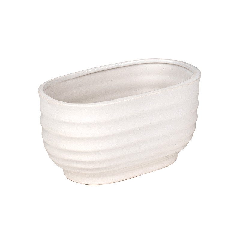 ov&aacute;lis Lottie ker&aacute;mia t&aacute;l feh&eacute;r 19x9,5x10,5cm