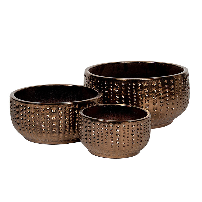 Sullivan Rita ker&aacute;mia &uuml;ltetőt&aacute;l szett bronz 28,3x15,5-48x23,5cm S3