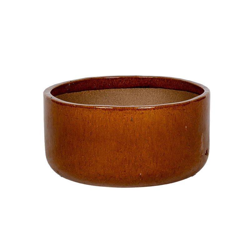 Briggs Cylinder ker&aacute;mia &uuml;ltetőt&aacute;l m&eacute;zbarna 30,5x16cm