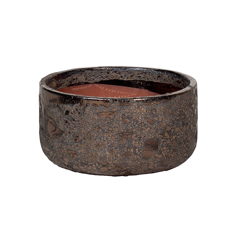Briggs Cylinder ker&aacute;mia &uuml;ltetőt&aacute;l savmaratott barna 30,5x16cm