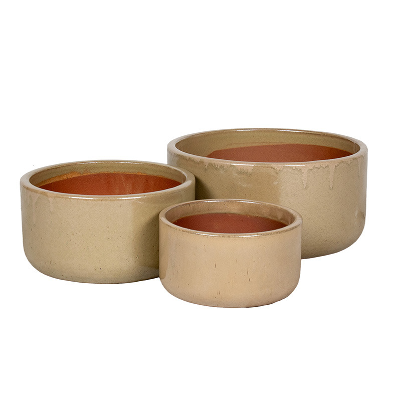Briggs Cylinder ker&aacute;mia &uuml;ltetőt&aacute;l szett cappuccino 24,5x13,5-37x18,5cm S3
