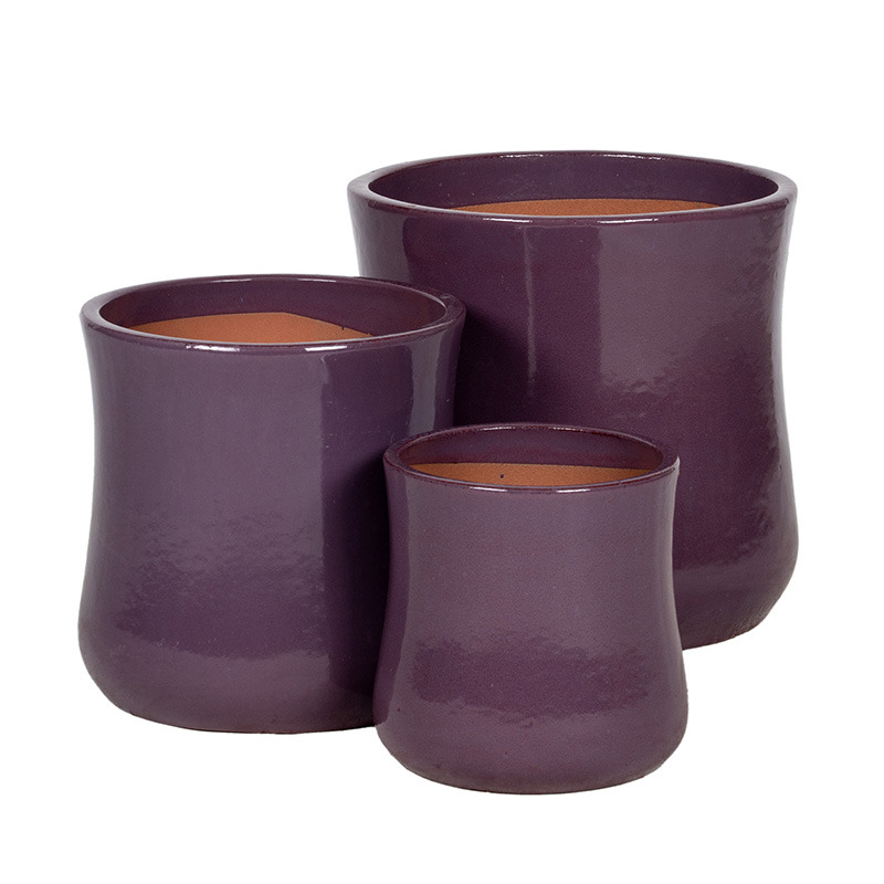 Lenie Caldron ker&aacute;mia n&ouml;v&eacute;nytart&oacute; szett burgundi 24x23,5-39x37,5cm S3