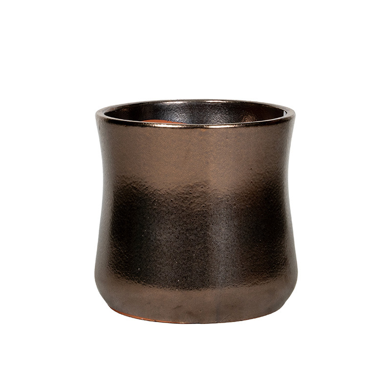 Lenie Caldron ker&aacute;mia n&ouml;v&eacute;nytart&oacute; bronz 32x31cm