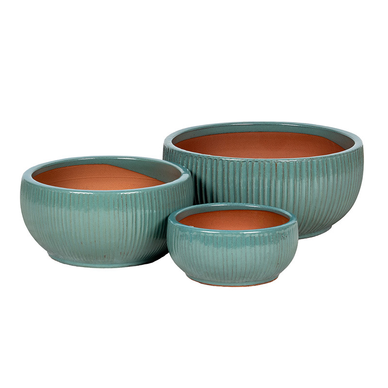Maxton Rita ker&aacute;mia n&ouml;v&eacute;nytart&oacute; szett z&ouml;ldesbarna 30x13-50x23cm S3