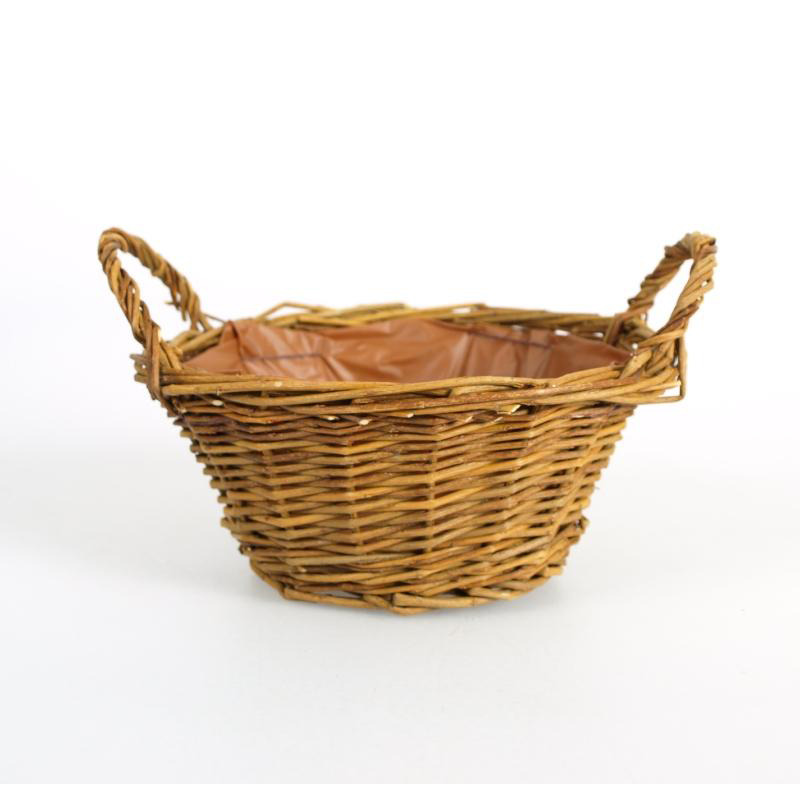 vessző füles kosár natúr 19x9cm