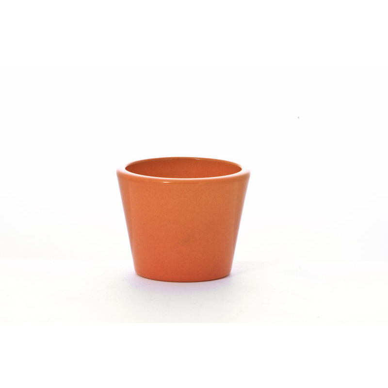 kerámia kaspó narancs 13cm