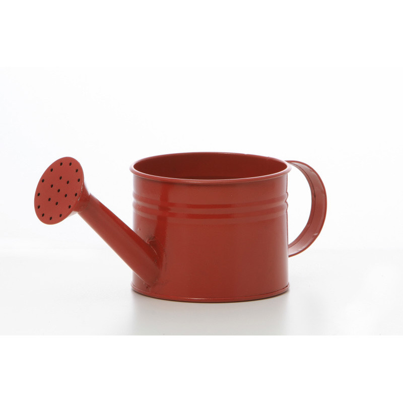 fém locsolókanna piros 11,5x8,5cm