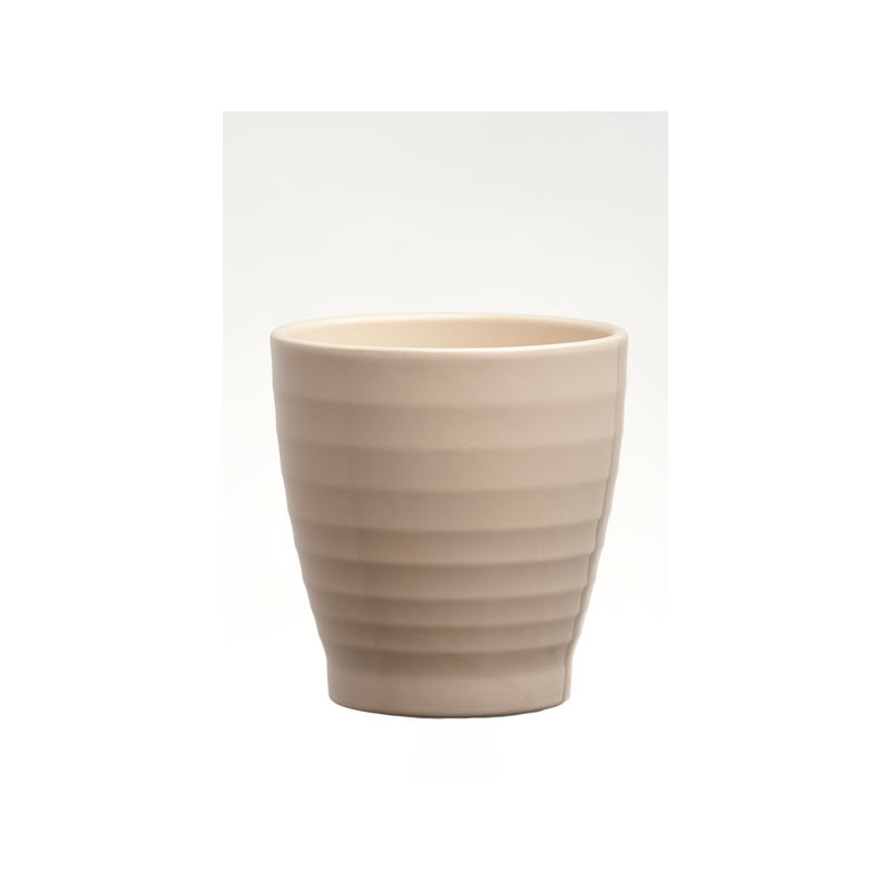 bordás orchidea váza krém 14cm