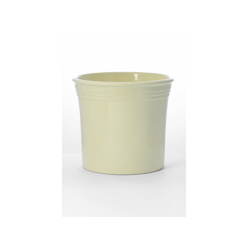 kerámia kaspó pasztell sárga 36cm