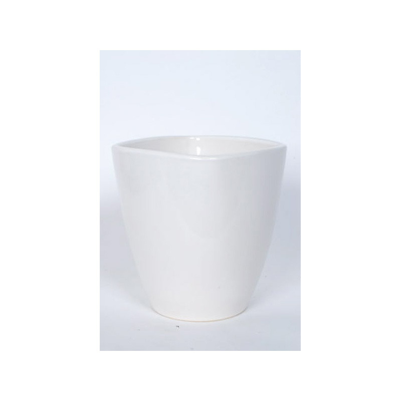 szögletes orchidea váza fehér 13x13x15cm