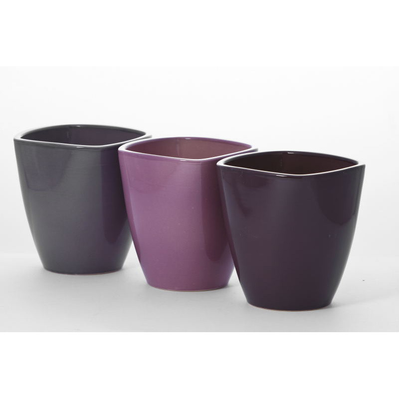 sz&ouml;gletes orchidea v&aacute;za lila mix 13x13x15cm