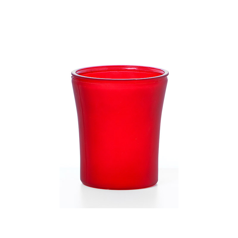 &uuml;veg orchidea v&aacute;za piros 14x16cm